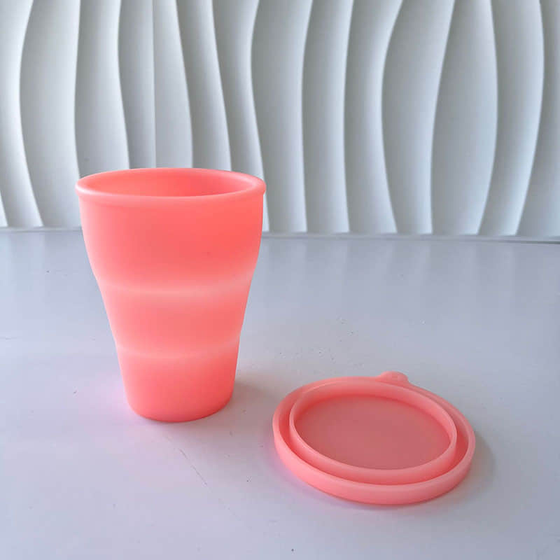 Syah Life BPA-Free Silicone Foldable Water Cup–Multiple Sizes, Collapsible Travel Cup for Daily Use