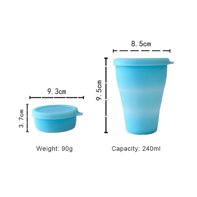 Syah Life BPA-Free Silicone Foldable Water Cup–Multiple Sizes, Collapsible Travel Cup for Daily Use Syah Life BPA-Free Silicone Foldable Water Cup–Multiple Sizes, Collapsible Travel Cup for Daily Use