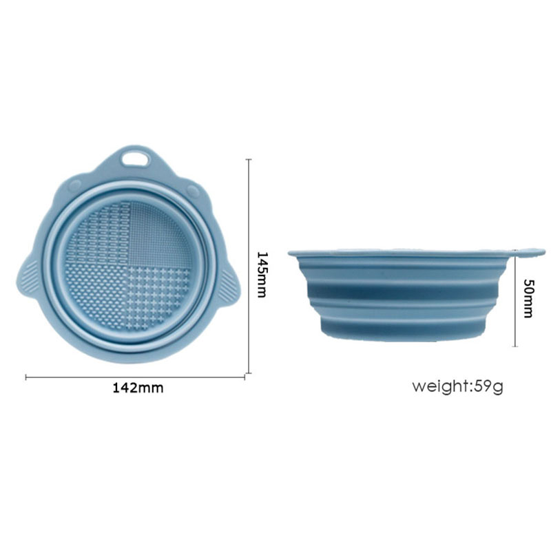 Syah Life Portable Collapsible Pet Bowl – Silicone Foldable Food & Water Bowl for Small Dogs & Cats