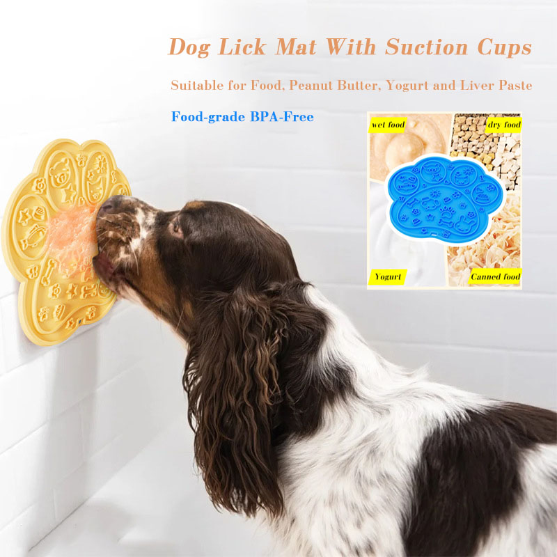 Bulk Wholesale Dog Paw Licking Pad - Wet Food Compatible, Anti-Slip/Anti-Choking/Anti-Tip