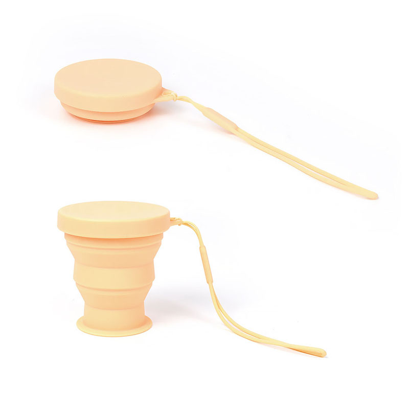 Wholesale Syah Life Silicone Folding Water Cup - BPA-Free, For Camping, With Lid