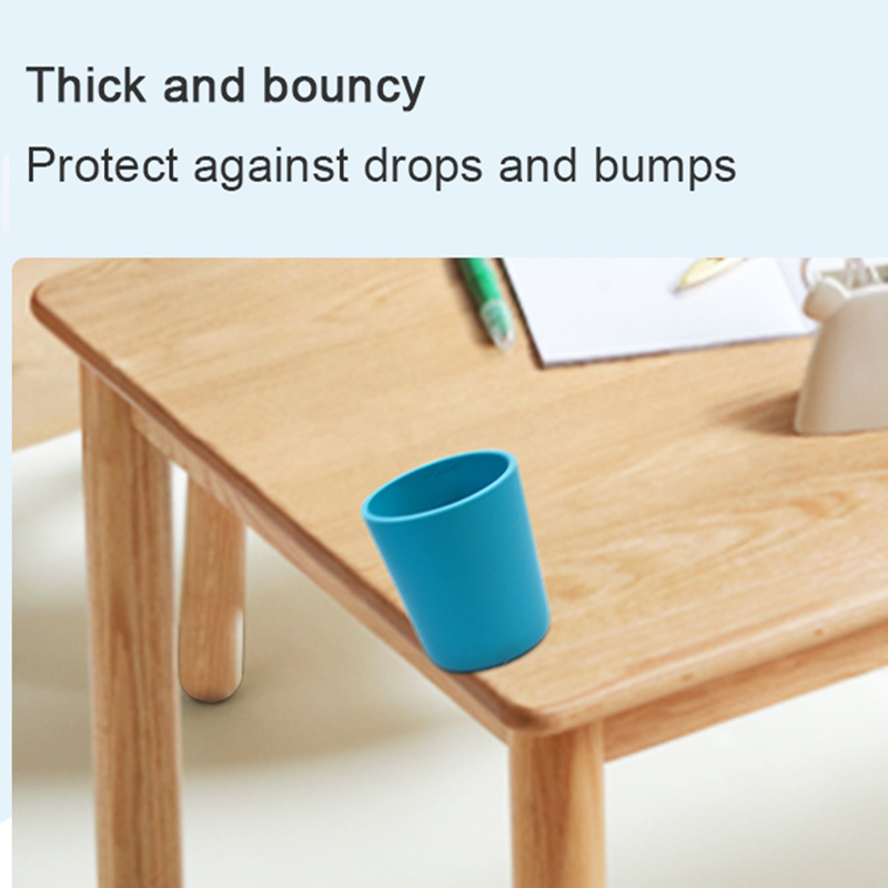 Wholesale Food-Grade Silicone Kids Water Cup - 200ml, Anti-Fall, With Scale, Fridge/Microwave Safe