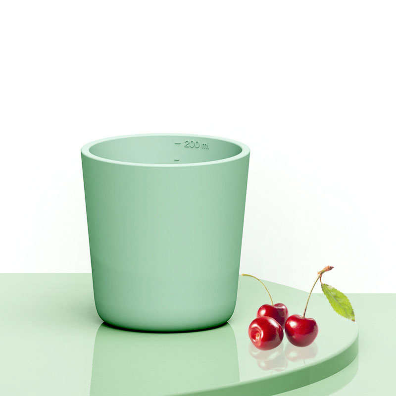 Wholesale Food-Grade Silicone Kids Water Cup - 200ml, Anti-Fall, With Scale, Fridge/Microwave Safe
