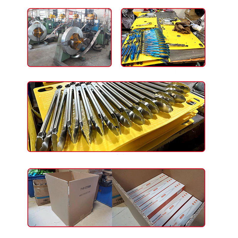 Wholesale Silicone Cooking Tongs - Food-Grade, Stainless Steel, Heat-Resistant, Multiple Sizes
