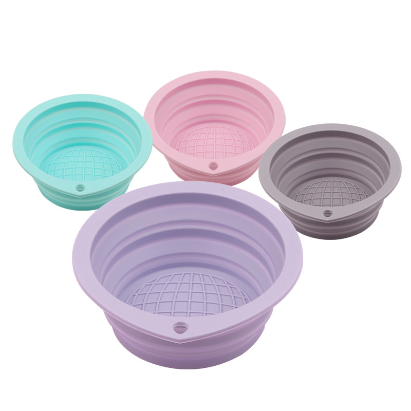 Syah Life Wholesale Folding Silicone Pet Bowl - Bulk Supply for Dog/Cat Outdoor Travel Bowls