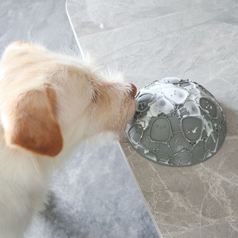 Syah Life Bulk Dog Slow Food Bowl - Double-Side Silicone Feeder Licking Bowl for Pet Store Procureme