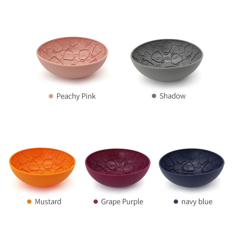Syah Life Bulk Dog Slow Food Bowl - Double-Side Silicone Feeder Licking Bowl for Pet Store Procureme