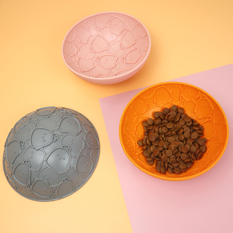 Syah Life Bulk Dog Slow Food Bowl - Double-Side Silicone Feeder Licking Bowl for Pet Store Procureme