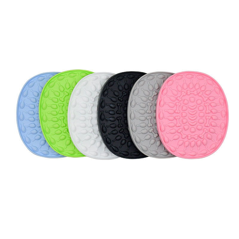 Syah Life bulk pet licking mats: 14*16cm silicone lick pads for ≤3kg dogs/cats. BPA-free, all-season