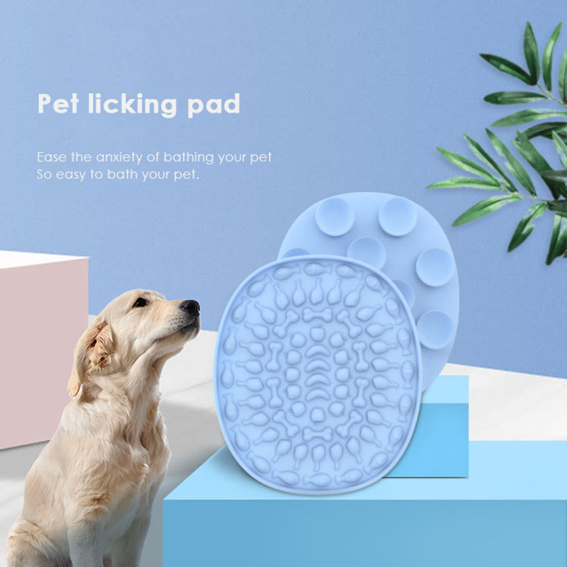 Syah Life bulk pet licking mats: 14*16cm silicone lick pads for ≤3kg dogs/cats. BPA-free, all-season