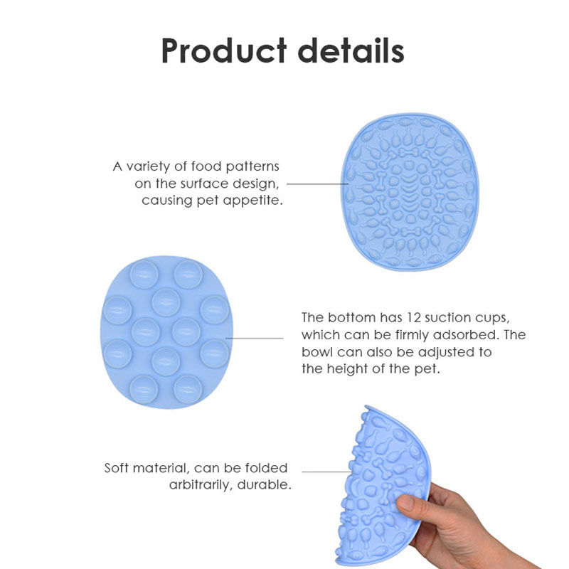 Syah Life bulk pet licking mats: 14*16cm silicone lick pads for ≤3kg dogs/cats. BPA-free, all-season