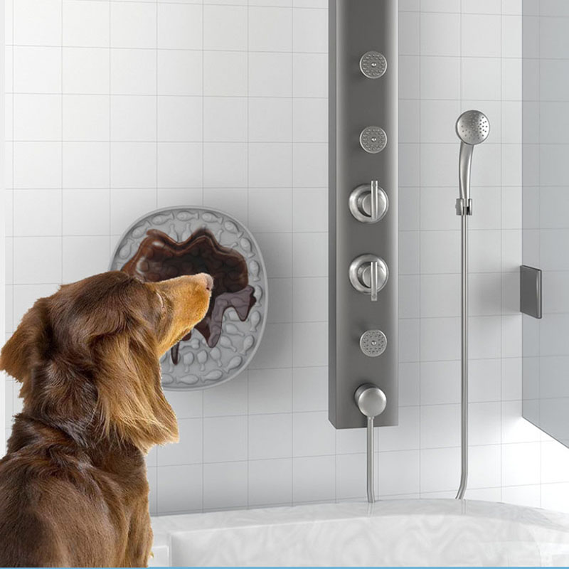 Syah Life bulk pet licking mats: 14*16cm silicone lick pads for ≤3kg dogs/cats. BPA-free, all-season