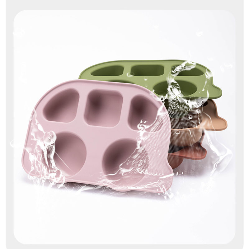 Syah Life Wholesale Food Grade Silicone Pet Food Tray - Car-Shaped Bulk Dual Compartment Anti-Slip