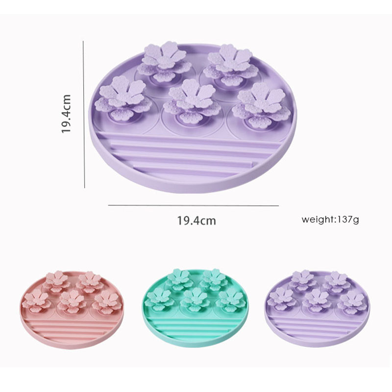 Silicone Dog Lick Mat Slow Feeder Pad | Non-Slip Pet Feeding Mat with Suction Cups | BPA-Free