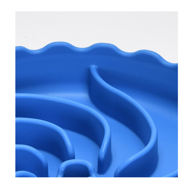 Silicone Slow Feeder Dog Bowl with Suction Cup | Anti-Choking Non-Slip Pet Feeding Bowl for Dogs
