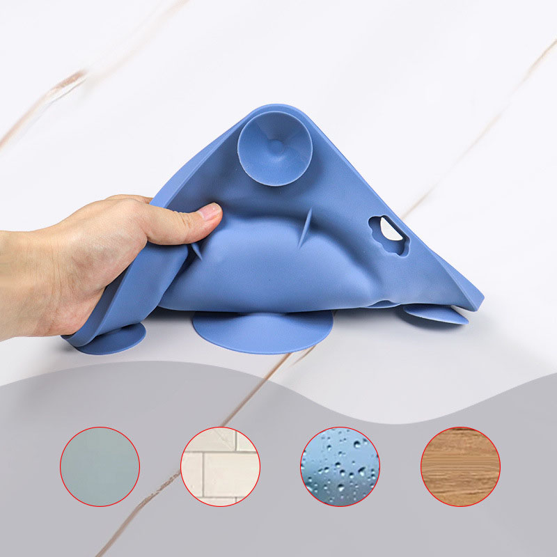 Silicone Square Slow Feeder Dog Bowl with Large Suction Cup | Bite-Resistant Pet Licking Mat for Dog