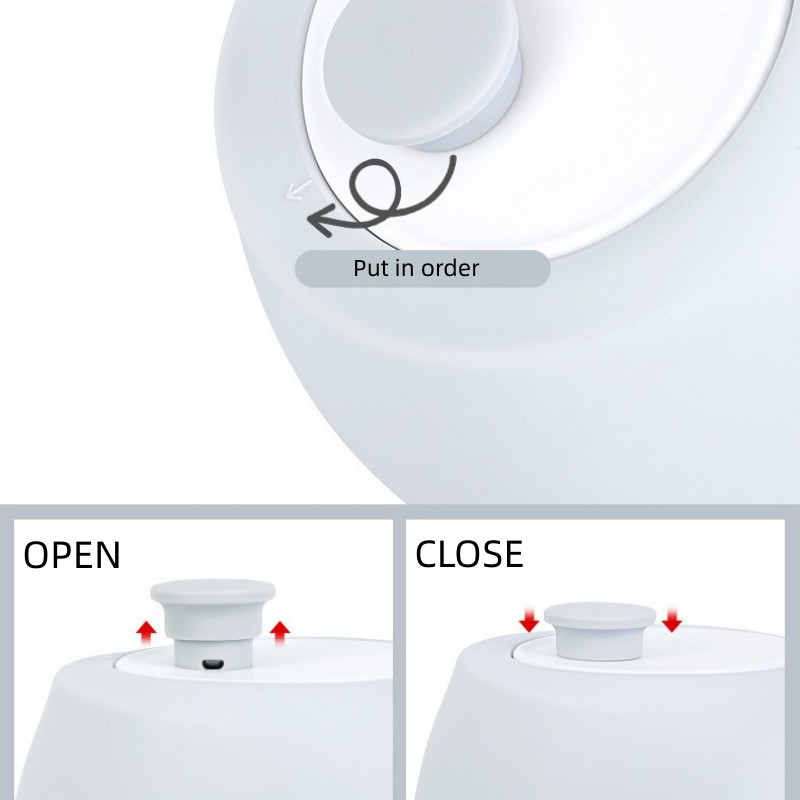 19oz/550ml BPA-Free Dog Travel Water Bottle - Foldable, Leak-Proof Silicone Design for Hiking