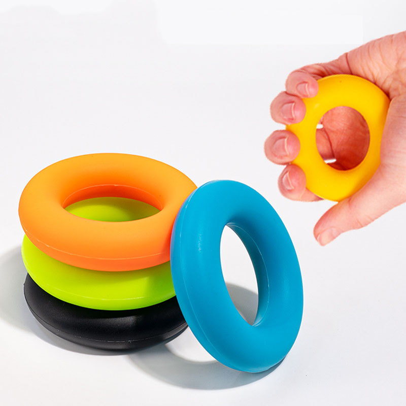 Silicone Hand Grip Strengthener Ring – Elastic Rehabilitation & Fitness Grip Exerciser, Customizable