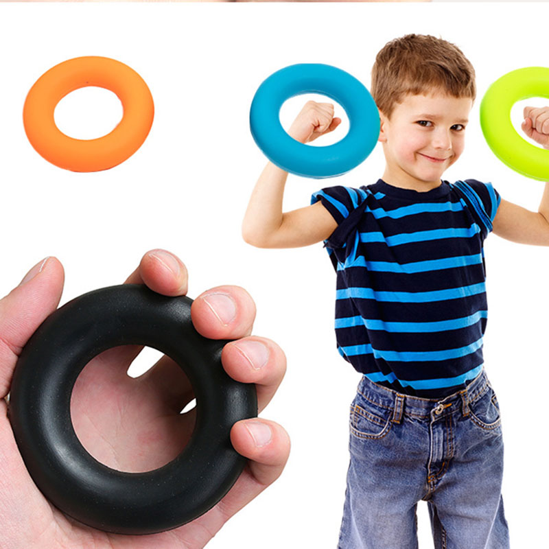 Silicone Hand Grip Strengthener Ring – Elastic Rehabilitation & Fitness Grip Exerciser, Customizable
