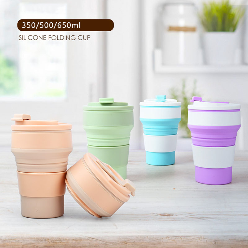 Collapsible Silicone Water Cup | BPA-Free Portable Folding Cup for Outdoor Camping, Hiking & Travel 