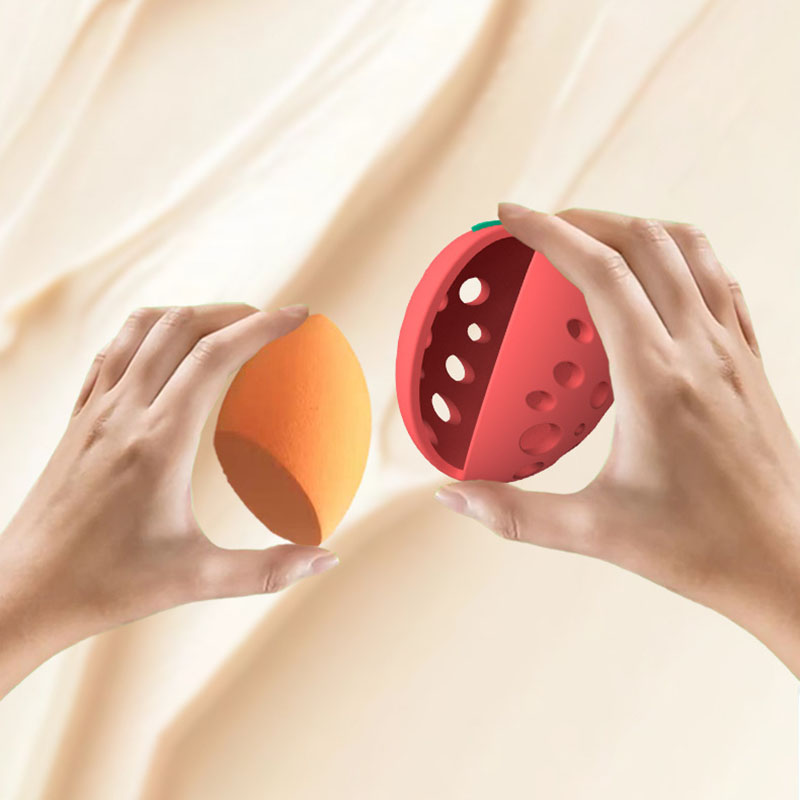 Silicone Makeup Sponge Case – Reusable Beauty Blender Storage Box | Food-Grade, Portable, OEM Custom