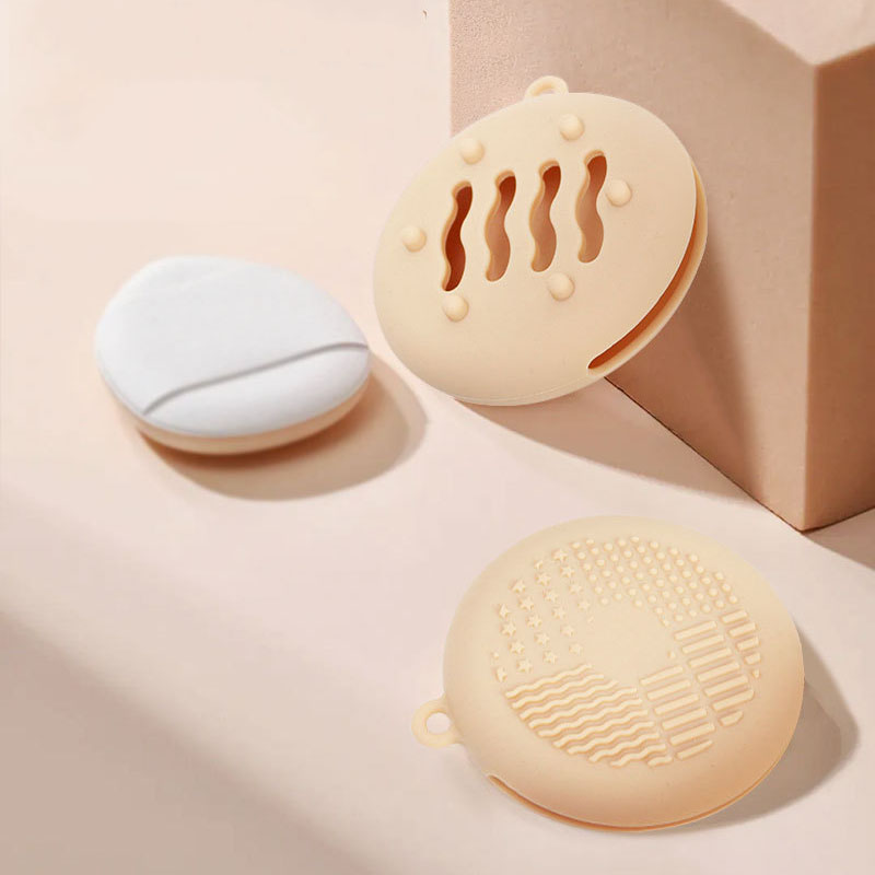 Silicone Puff Storage Case | Portable Makeup Sponge Protective Cover | Dustproof & Breathable Travel