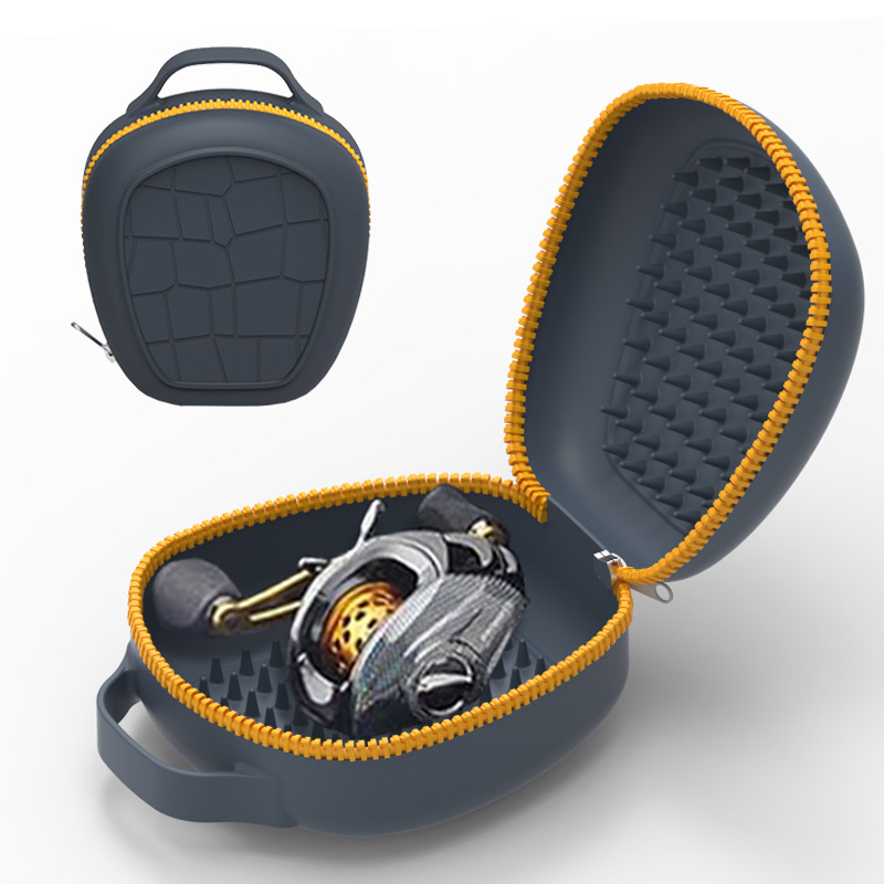 Silicone Fishing Reel Protective Case – Waterproof Baitcasting Reel Storage Bag for Outdoor