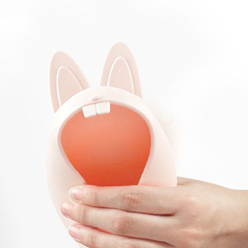 Kawaii Silicone Baby Feeding Set – Cute Rabbit Plate, Bowl, Fork, Spoon & Bib | Durable BPA-Free