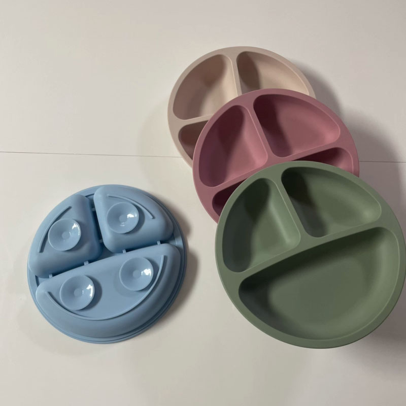 Silicone Baby Feeding Set | 4-Piece BPA-Free Tableware with Bib, Suction Plate, Fork & Spoon