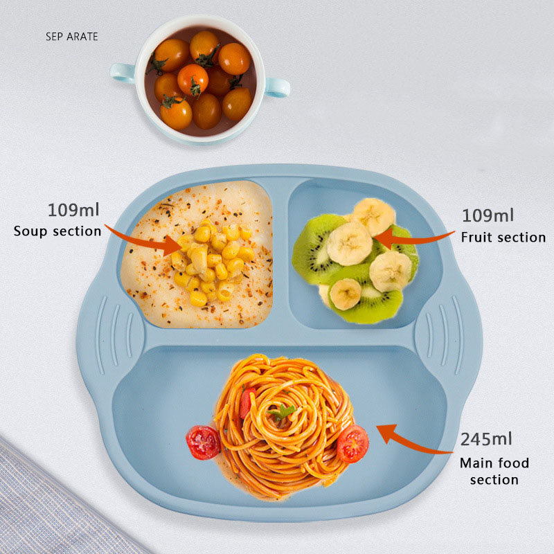 Syah Life Silicone Baby Feeding Set | 7-Piece Food-Grade Tableware Kit for Toddlers