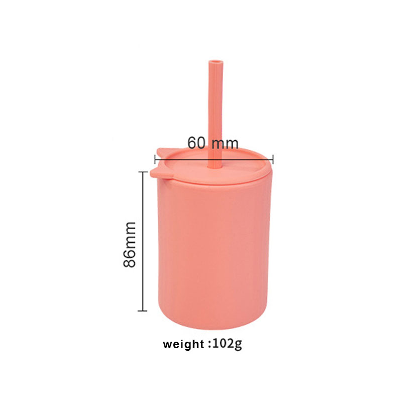Silicone Kitten Sippy Cup - Leak-Proof Toddler Cup BPA-Free | Custom Colors & Logo (MOQ 500PCS)