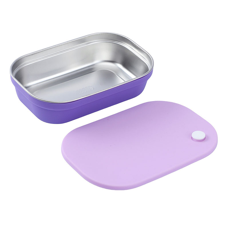 Food-Grade Platinum Silicone & 304 Stainless Steel Insulated Lunch Box - Microwave-Safe Bento Box