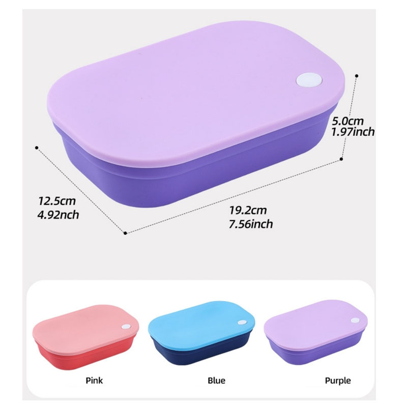 Food-Grade Platinum Silicone & 304 Stainless Steel Insulated Lunch Box - Microwave-Safe Bento Box