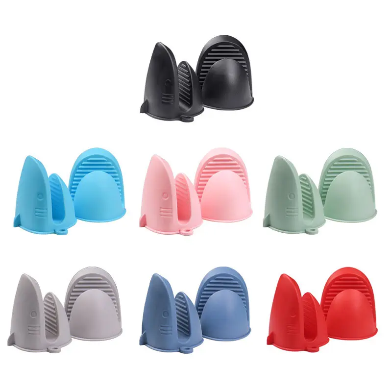 Shark-Shaped Silicone Oven Mitt | Heat-Resistant Kitchen Pinch Grip for Air Fryer, Microwave, Baking