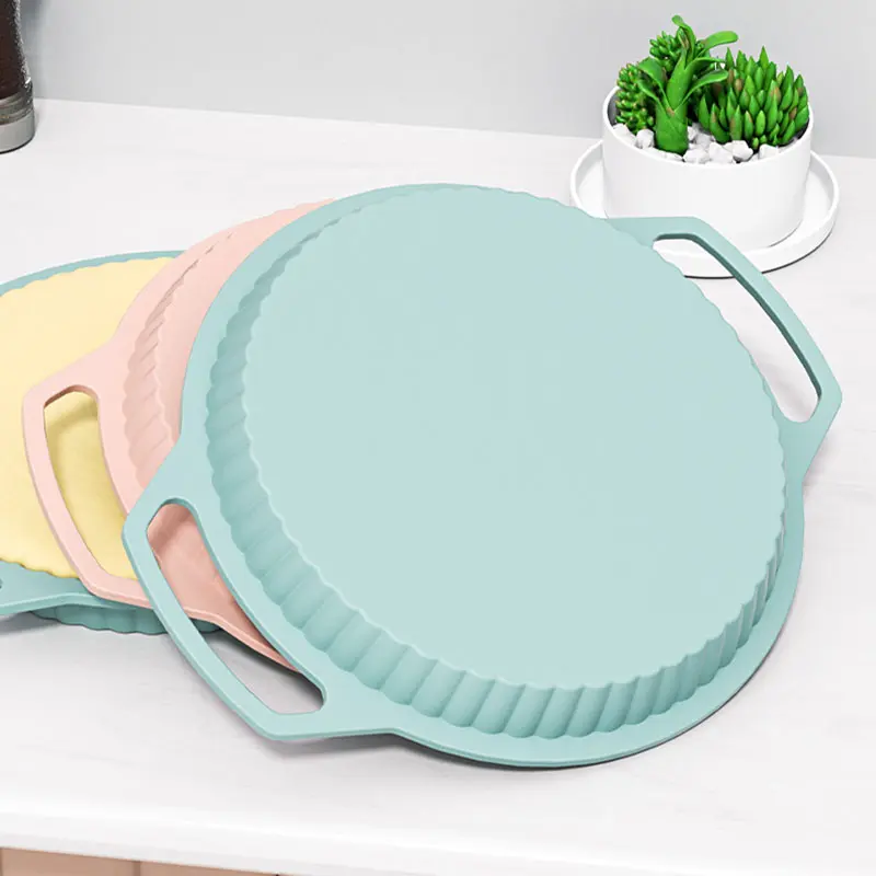 10 inch Round Silicone Cake Pan with Steel Frame | Food-Grade Non-Stick Baking Mold Small & Large