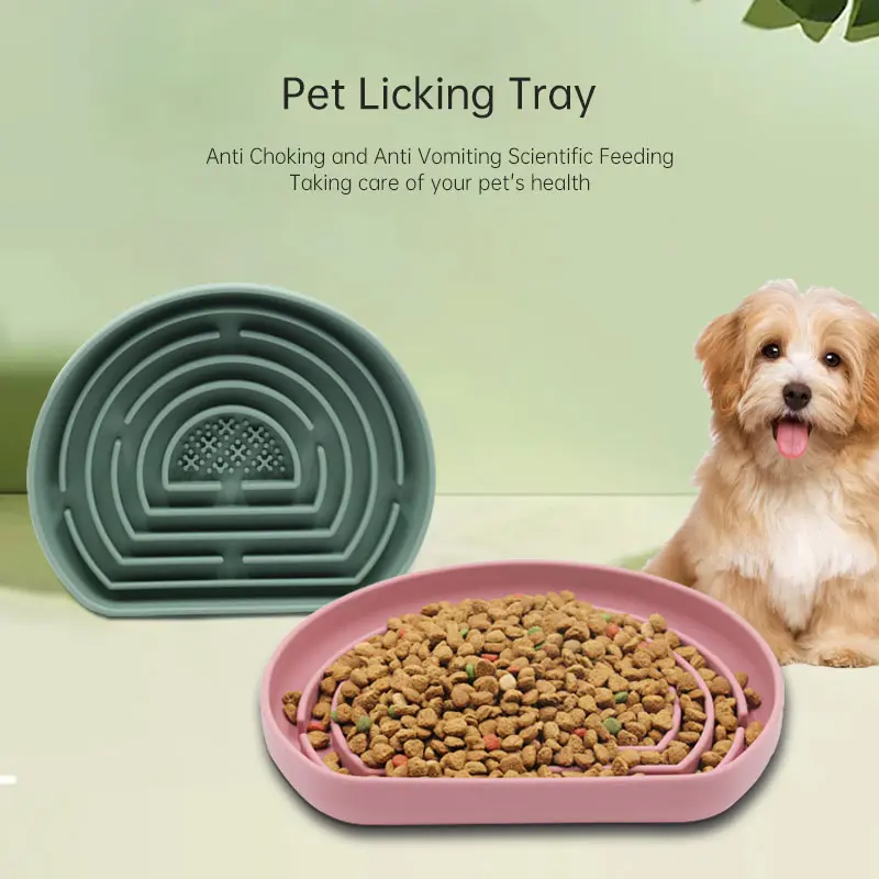 Wholesale Silicone Slow Feeder Dog Bowl – BPA-Free Non-Slip Pet Feeding Bowl for Dogs & Cats OEM