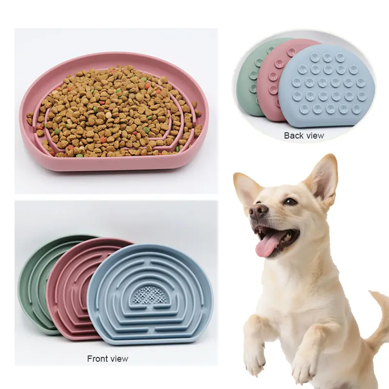 Wholesale Silicone Slow Feeder Dog Bowl – BPA-Free Non-Slip Pet Feeding Bowl for Dogs & Cats OEM