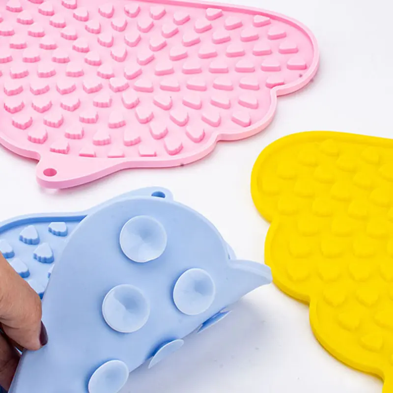 Custom Silicone Dog Lick Mat | BPA-Free Pet Licking Pad with Suction Cups | Anti-Anxiety Slow Feeder