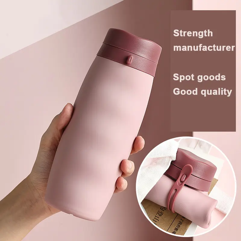 Wholesale 580ml Silicone Foldable Water Cup – BPA-Free Portable Travel Cup for Outdoor & Daily Use